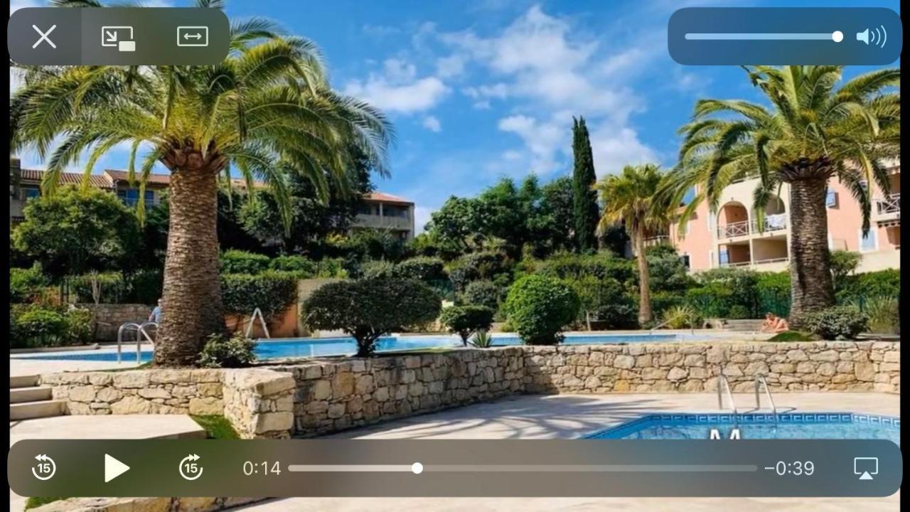 2P Terrasse Vue Piscine Et Jardin Tropical La Croix Valmer Екстериор снимка
